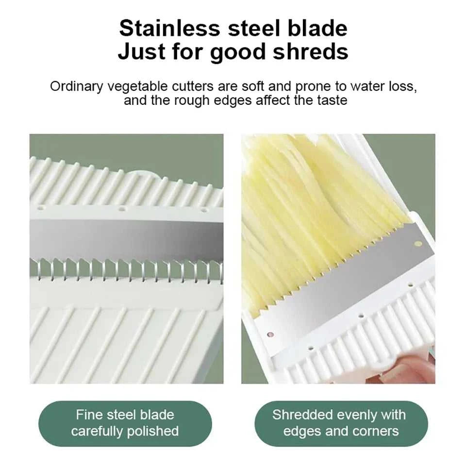 Donirt 5 in 1 Vegetable Cutter Mandoline Slicer Manual Food Chopper Fruit Potato Cucumber Carrot Meat Slicer Shredder Safe Slice The jack market .AU The jack market .AU Home $ 65 14:200006153#5 Blades