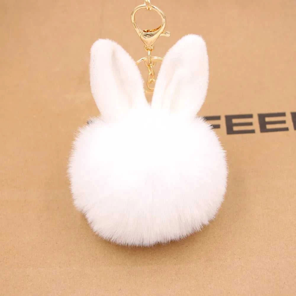 Furry Rabbit Ear Furry Ball Keychain Cute Rabbit Ear Plush Pendant Faux Fur Furry Rabbit Ear Bag Accessory Car Hanging Accessory The jack market .AU The jack market .AU Jewellery & Chains $ 47 14:1202#Brown