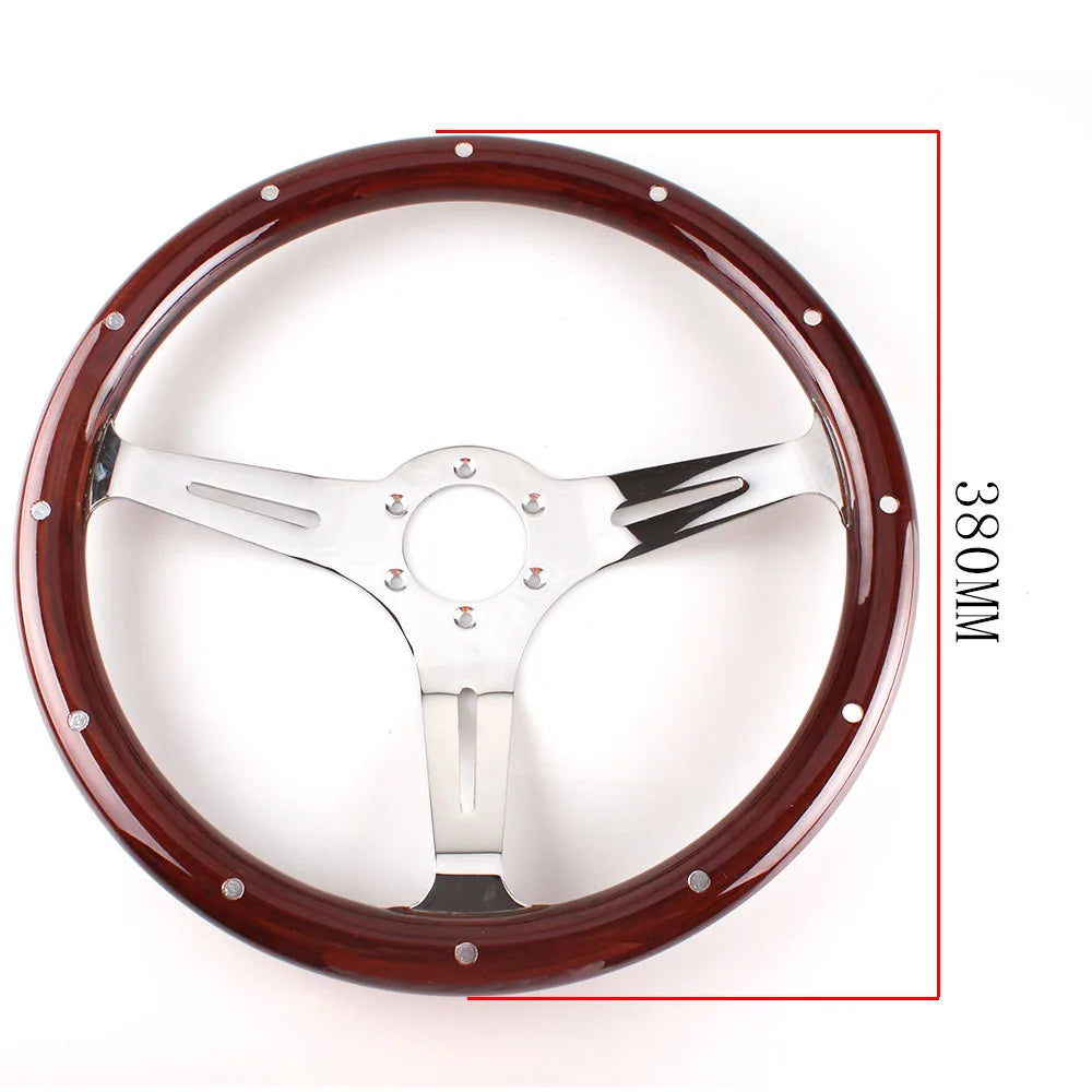 Auto Parts Universal Decorative personalized classic wood Car accessories car steering wheel for racing cars