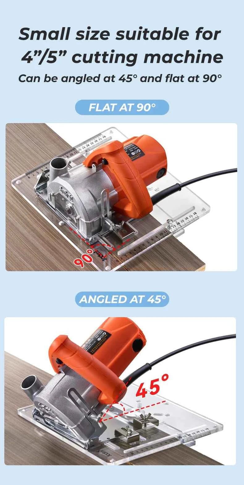 Acrylic Cutting Base Plate - 8mm Thickened & Versatile Tool for Precision Trimming