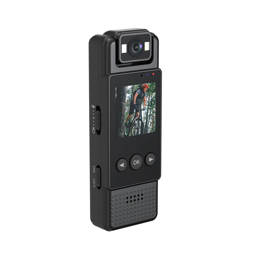 HD Wifi Mini Camera 1080P Portable Digital Video Recorder Body Camera Infrared Night Vision Police Camera with Screen Display
