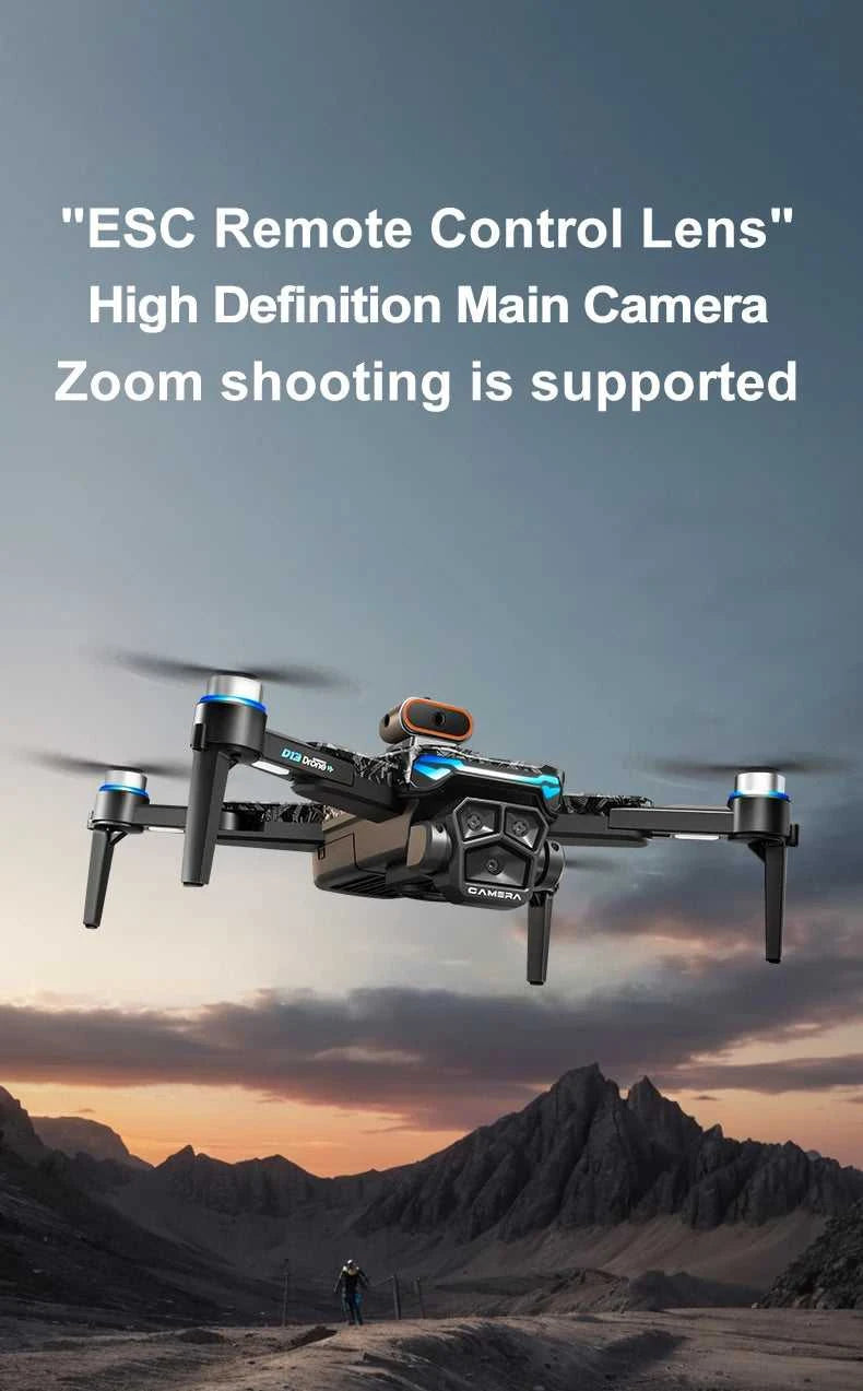 New D13 RC Drone 4K Professional HD Triple Camera 5G WIFI FPV Dron 360° Obstacle Avoidance Brushless Large Screen Quadcopter Toy The jack market .AU The jack market .AU Drones $ 128 14:29#D13-Screen Drone