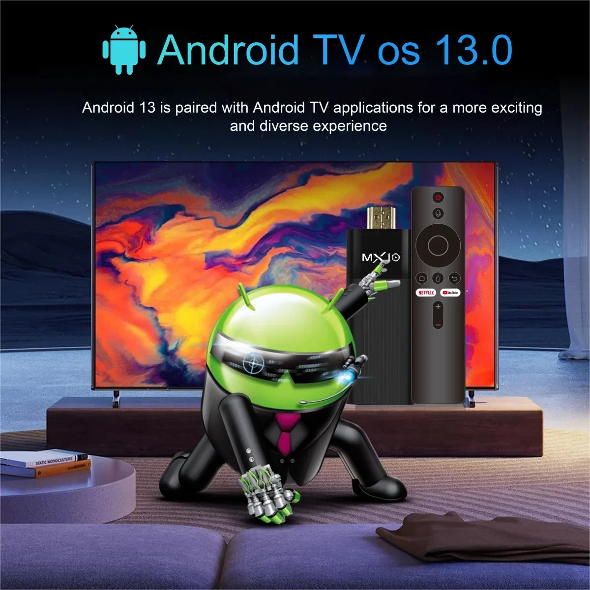 Ultra HD 4K Android TV Stick MX10-F3 Stick Mini Home TV Stick H313 Quad Core Support 2.4/5G Dual Wifi 2GB RAM 16GB ROM The jack market .AU The jack market .AU Home $ 83 14:193