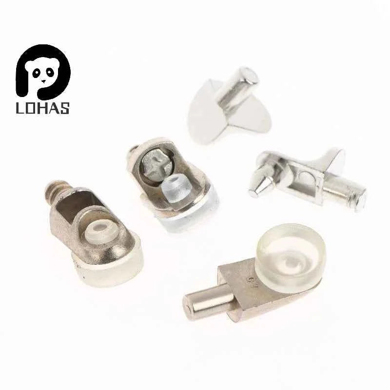 10Pcs Shelf Support Studs Pegs Pins Plugs Cabinet Seperator Fixed Wooden Glass Layer Board Furniture Bracket Holder Accessories