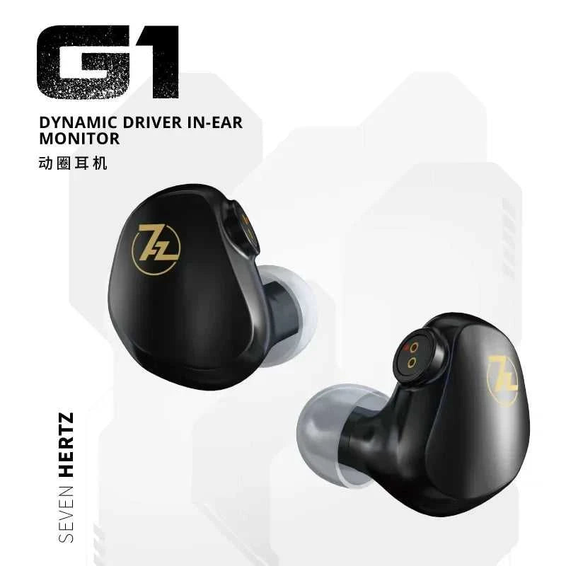 7HZ G1 Headphone 10mm Dynamic Driver In-Ear Monitor Hifi Music earphones with Stable and Reliable 0.78mm 2-Pin Replaceable Cable The jack market .AU The jack market .AU Accessories Electronics $ 92 14:29#With Mic
