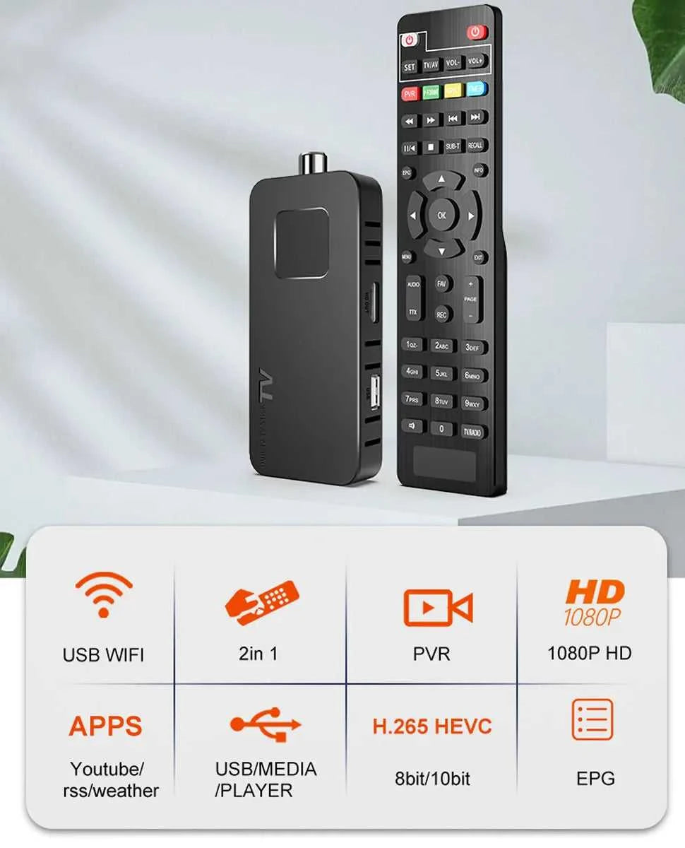For Europe H.265 DVB-T2&C TV Decoder Dolby HD 1080P Mini TV Tuner HEVC 10Bit U8mini Digital Terrestrial Receiver Support WiFi The jack market .AU The jack market .AU Accessories Electronics $ 79 14:29#U8mini-Standard-List