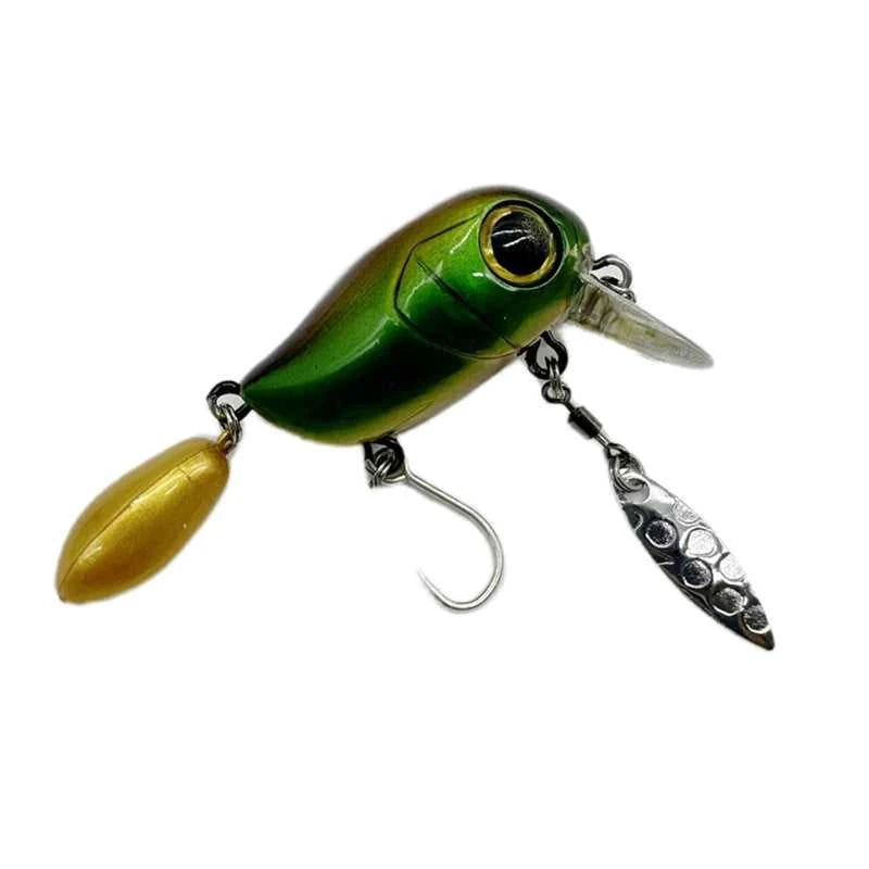 2g Micro Tappy Fishing Lures Crankbait Floating Wobblers Tongue Plate Fishing Spinners Spoon with Feather Rotates Bass Trout The jack market .AU The jack market .AU Fishing Gear $ 22 14:200006152#9;5:8022#2g