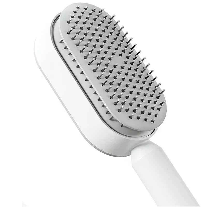 Self-Cleaning Hair Brush for Women | One-Key Airbag Massage & Anti-Static Comb | Effortless Hair Care
