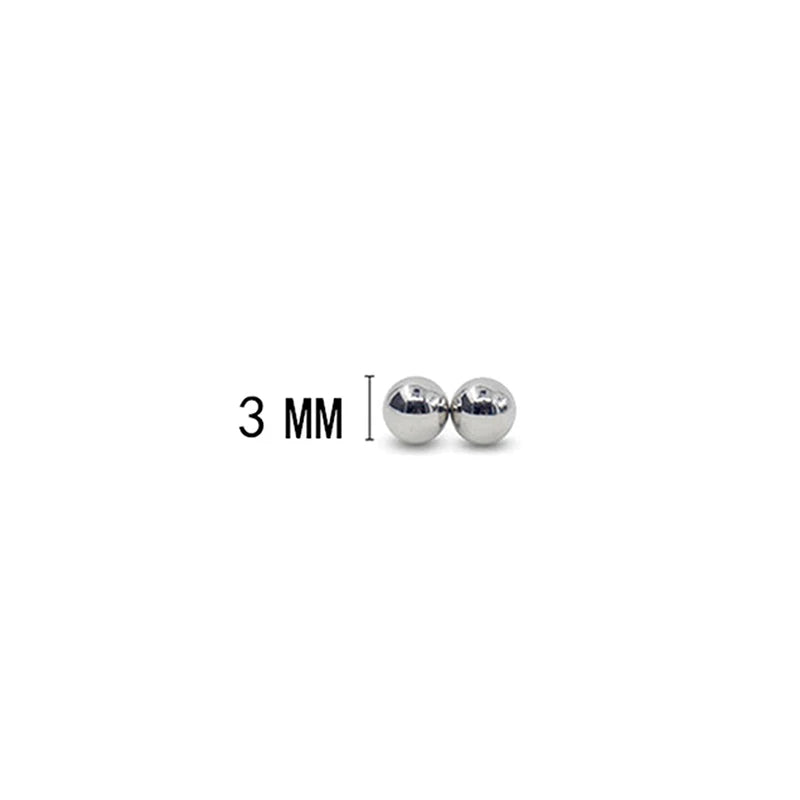 LM Magnetic Nipple Clamps - 2pcs Non-Piercing Strong Bondage Balls for Couples - Explore Your Sensuality