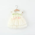 0-3 Y Fashion Summer Baby Girls Sleeveless Dress Children Birthday Party Evening Dresses Kid Wedding Fairy Costume Toddlers Wear