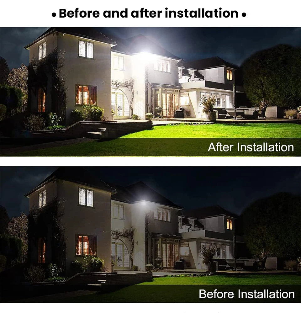 LED Flood Light 10W 20W 30W 50W 100W AC 220V LED Floodlight IP66 Waterproof Reflector Spotlight Street Light Outdoor Garden Lamp - Jack market 1988Jack Market 1988