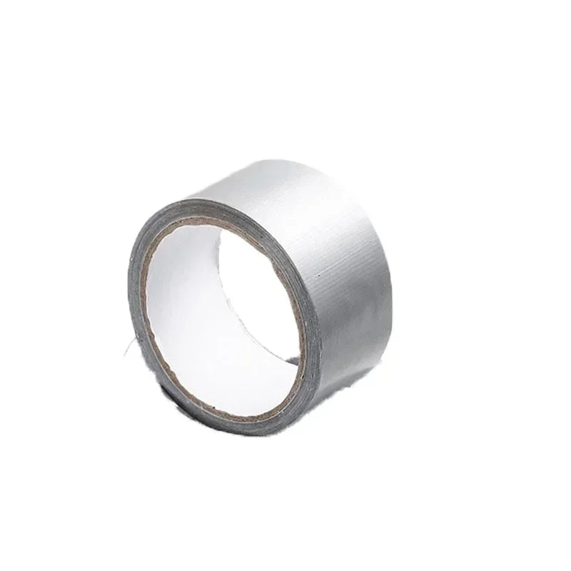 10m Thick Industrial Tape (Silver-Gray) - Single-Sided, Waterproof/Windproof, Wear-Resistant for Repair & Bundle Tasks