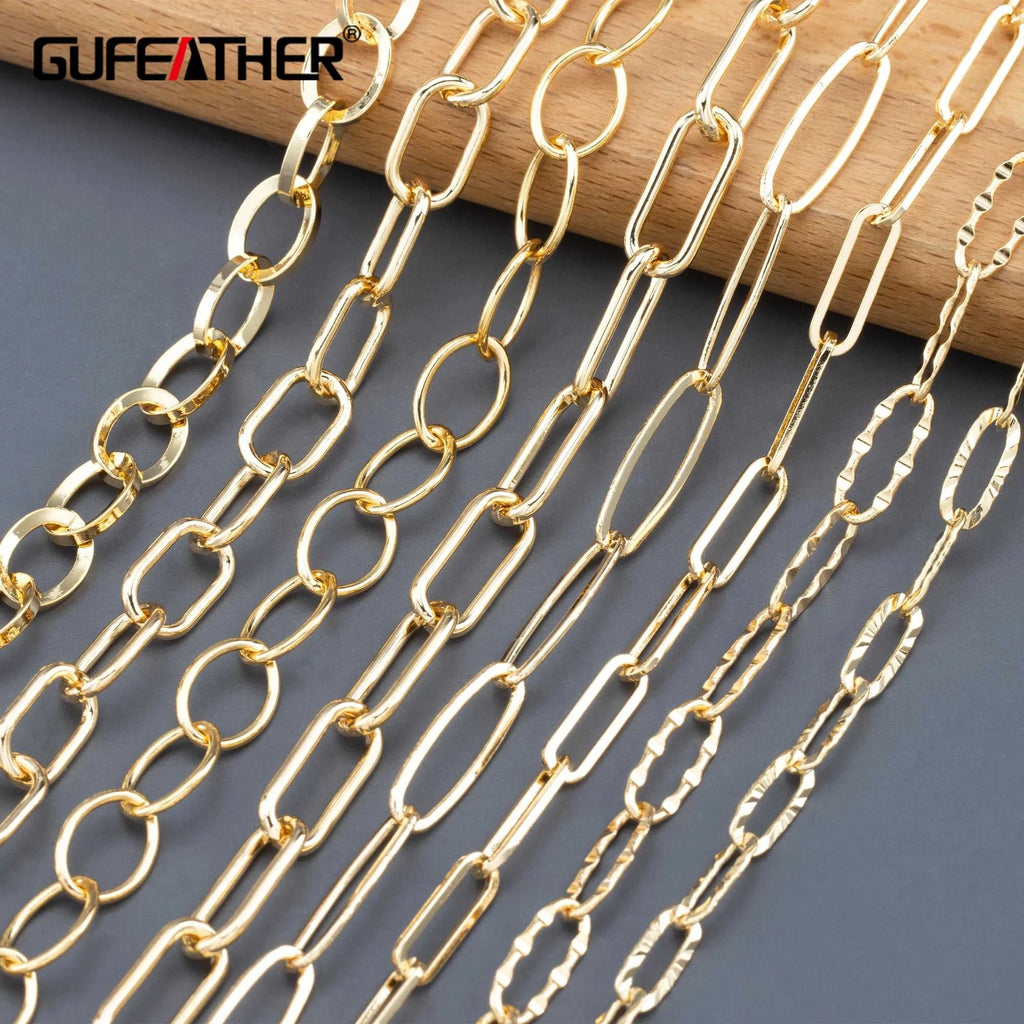 GUFEATHER,1m/lot,C126,jewelry accessories,diy chain,pass REACH,nickel free,18k gold plated,jewelry making,diy bracelet necklace The jack market .AU The jack market .AU Jewellery & Chains $ 52 14:29#C12601