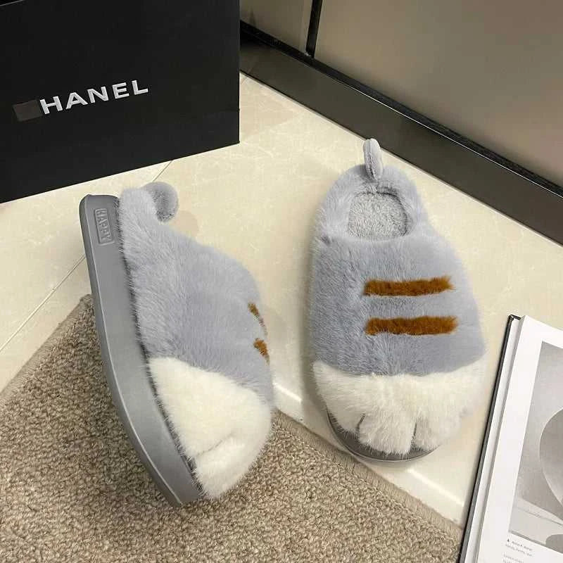 New Snuffy Cat Slippers Woman Warm Wrapped Home Shoes Women's Angry Kitty Furry Slides Winter Snug Close Back Slipper for Couple The jack market .AU The jack market .AU Step Up Your Style: Trendy Shoes for Every Occasion! $ 69 14:10#Yellow-Slides;200000124:201446564;200007763:201336100