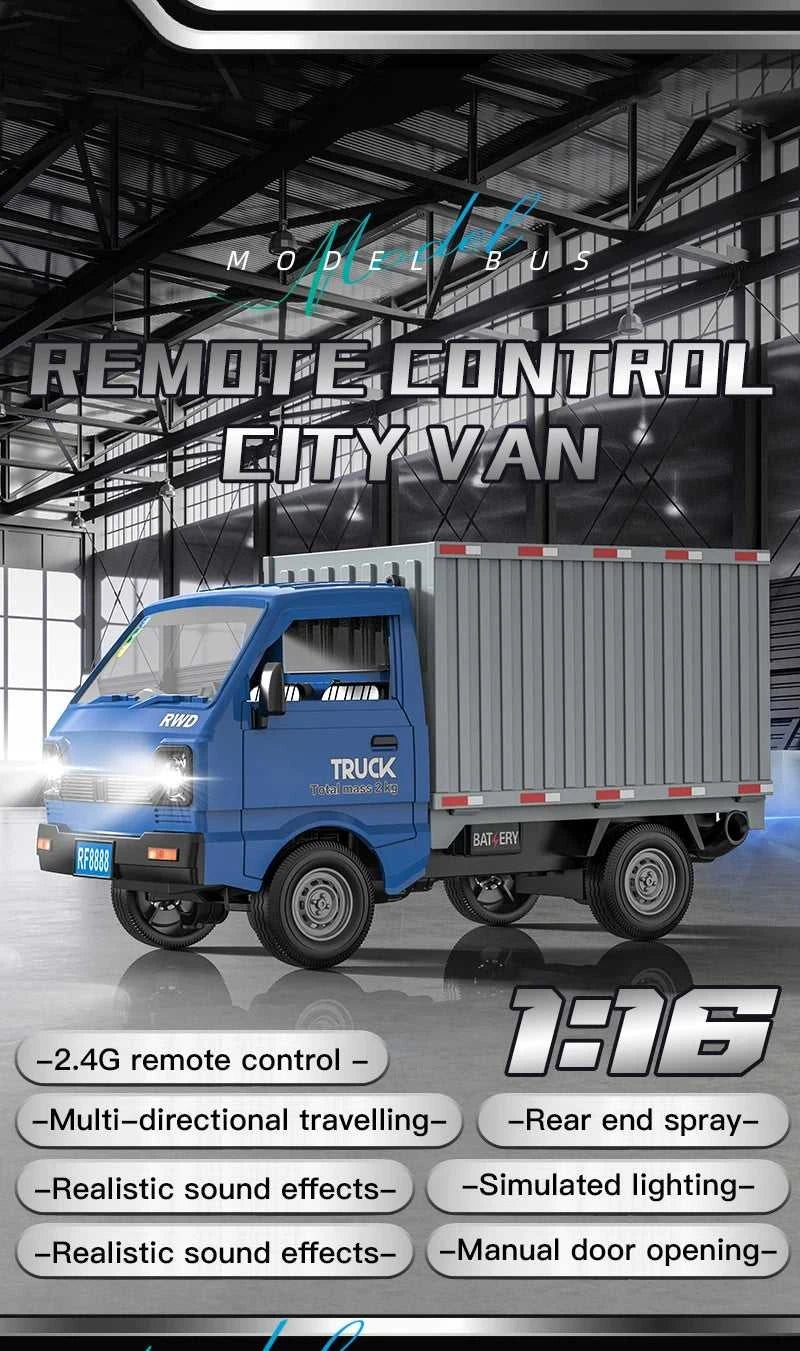 RC Truck 1:16 2.4GHZ RC Car Simulation Drift Climbing Truck With Spray and LED Lights RC Electric Truck Model Boy's Toys Gifts The jack market .AU The jack market .AU Little Wonders $ 82 14:193#A Blue car