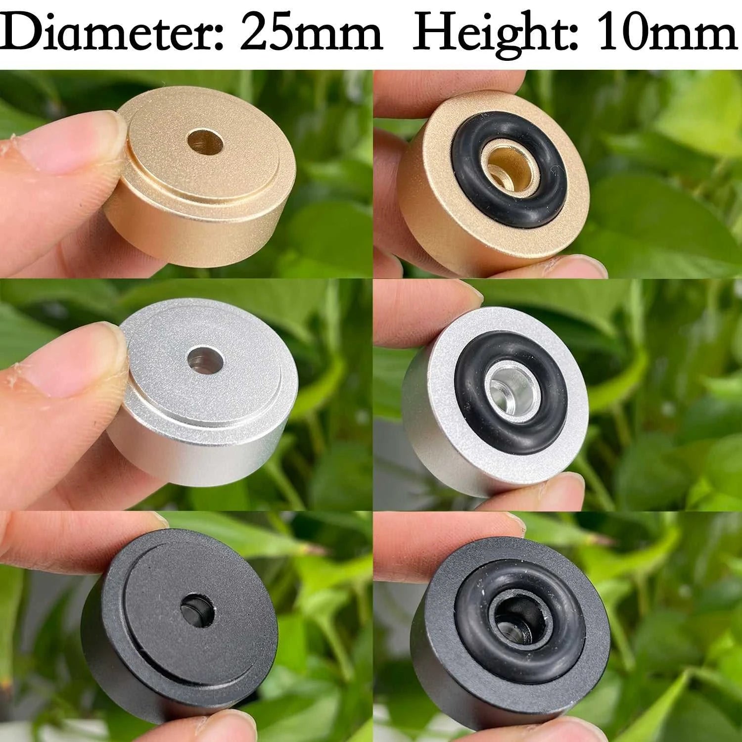 4PCS Audio Speaker Isolation Feet Pad 30*10mm 40*10mm 49*15mm Aluminum Amplifier Feet CD DAC Speakers Shock Absorption Feet Pad The jack market .AU The jack market .AU Accessories Electronics $ 62 14:193#40x10mm 4pcs;200000828:201589809#Black