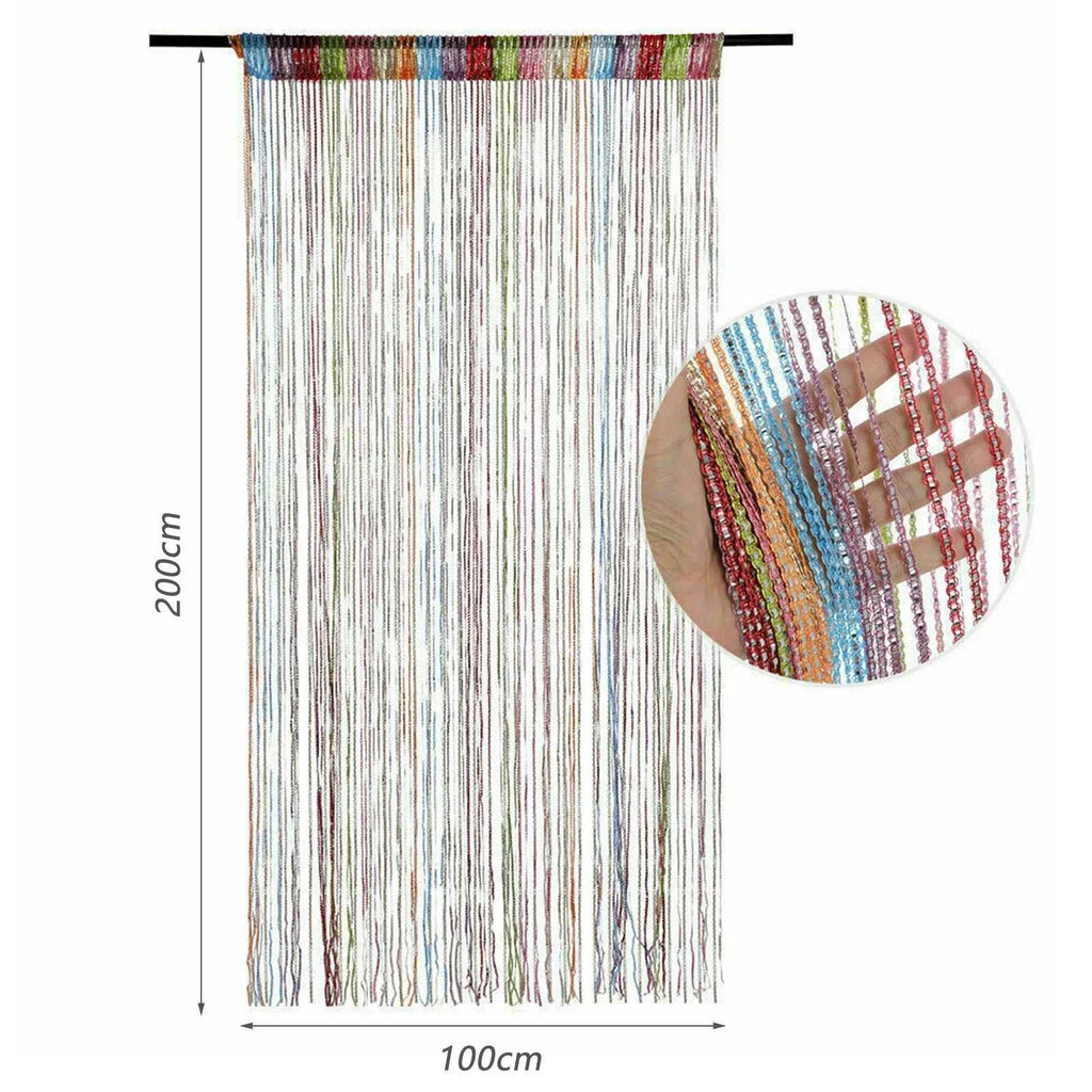 Door String Curtains Fringe Room Divider Curtains for Living Room Divider Decoration The jack market .AU The jack market .AU Home $ 55 14:202010806#White;200007763:201441035#CN