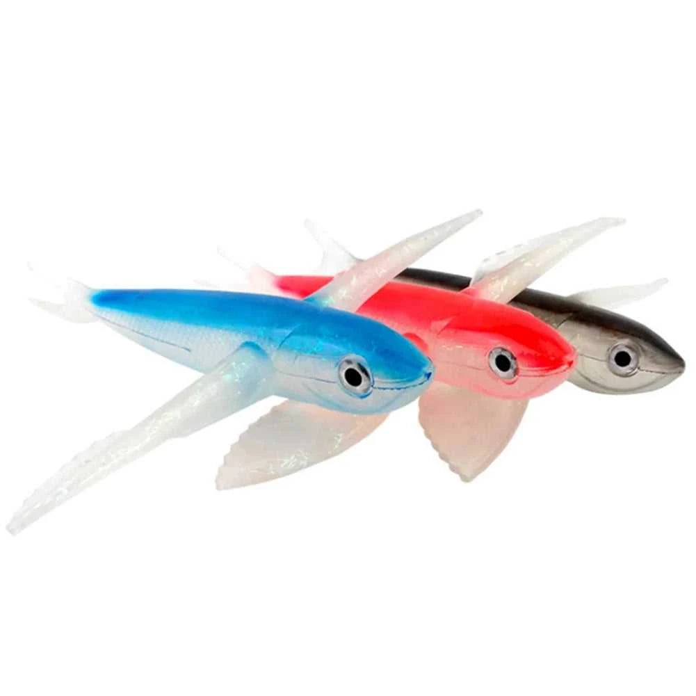 Fishing Lure Bait Sea Fishing Big Fish Flying Fish Soft Bait Tuna Lures Pink Trolling Bird Shaped Teaser for Fishing Tackle The jack market .AU The jack market .AU Fishing Gear $ 23 14:10#Red