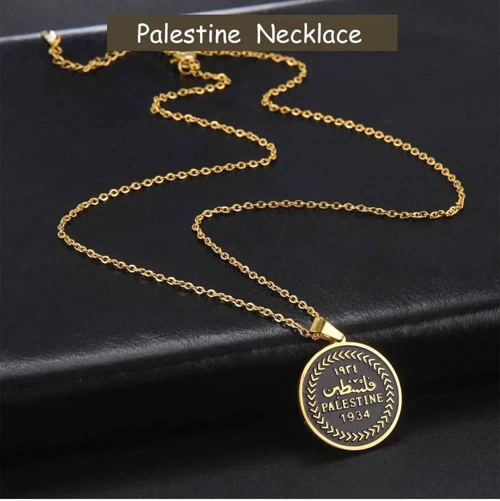 Cazador Vintage Palestine Women's Necklace Men Pendant Choker Necklace Mother Gift Stainless Steel Jewelry 2024 Wholesale The jack market .AU The jack market .AU Jewellery & Chains $ 48 200001034:2604813136#Rose Gold Color
