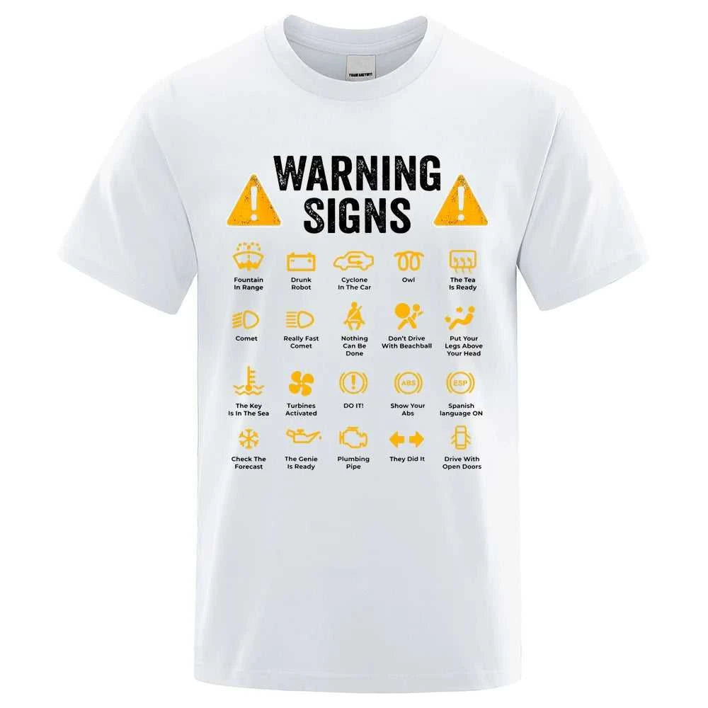 Funny Driving Warning Signs 101 Auto Mechanic Gift Driver T-Shirt Fashion Casual T Shirt Cotton Mens Tops Tees Casual Oversized The jack market .AU The jack market .AU Men Fashion $ 35 14:173#Brown;5:4183
