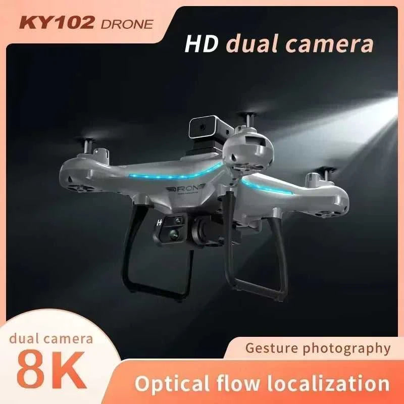 2026 Ky102 Drone 8k Hd Aerial Photography Dual Camera Brushless Quadcopter Obstacle Avoidance Optical Flow Aerial Rc Drone The jack market .AU The jack market .AU Drones $ 97 14:193#8K dual 1B