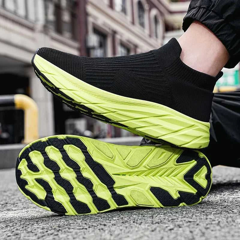 MAEDEF Men's Running Shoes Lightweight Breathable Mesh Elastic Comfortable Durable Fashion Casual Hot Selling Sports Sneakers The jack market .AU The jack market .AU Step Up Your Style: Trendy Shoes for Every Occasion! $ 78 14:173#All Black;200000124:3116