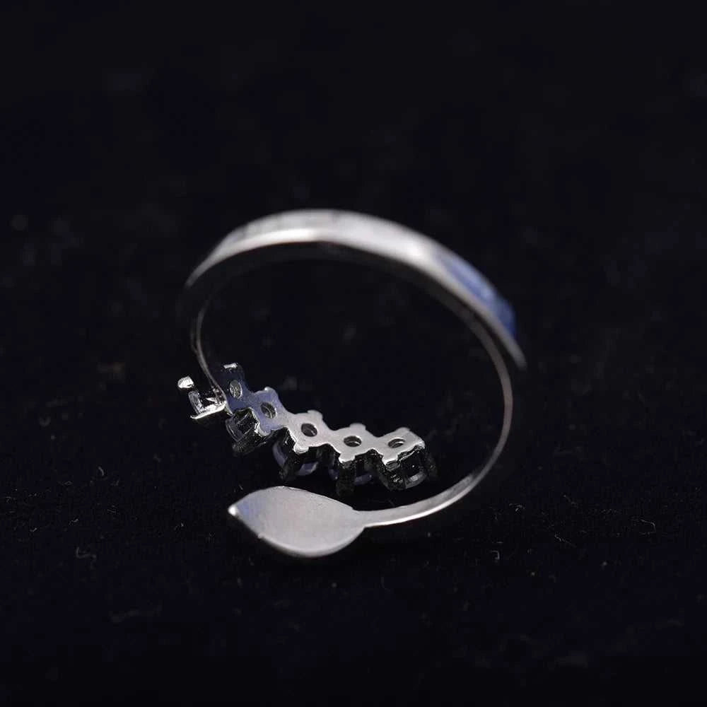 ITSMOS Precious Tanzanite Mystery Leaf Rings Natural Gemstone Purple Daily Women Rings Fresh Jewelry for Women Energy Gift The jack market .AU The jack market .AU Jewellery & Chains $ 67 <none>