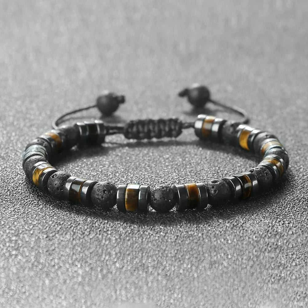 Fashion Hematite Tiger Eye Stone Bracelets Men Natural Matte Black Lave Stone Bangles Women Health Protection Soul Jewelry Gifts The jack market .AU The jack market .AU Jewellery & Chains $ 52 200001034:6145#Bright Black;200007763:201336100