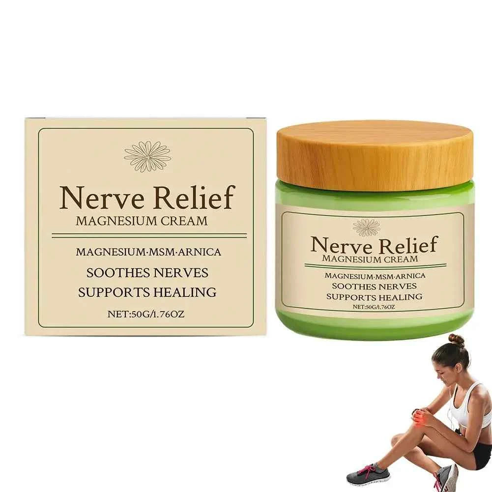 Magnesium Muscle Relaxing Cream - Deep Nourishing Relief for Daily Body Care and Soothing Massage