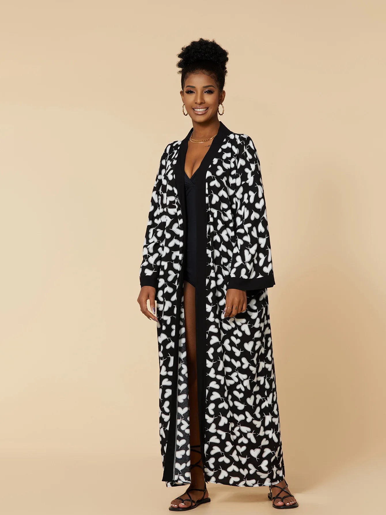 2026 Women's Kaftan Beach Cover-Up Dress - Stylish Long Tunic for Summer Bikinis & Beachwear