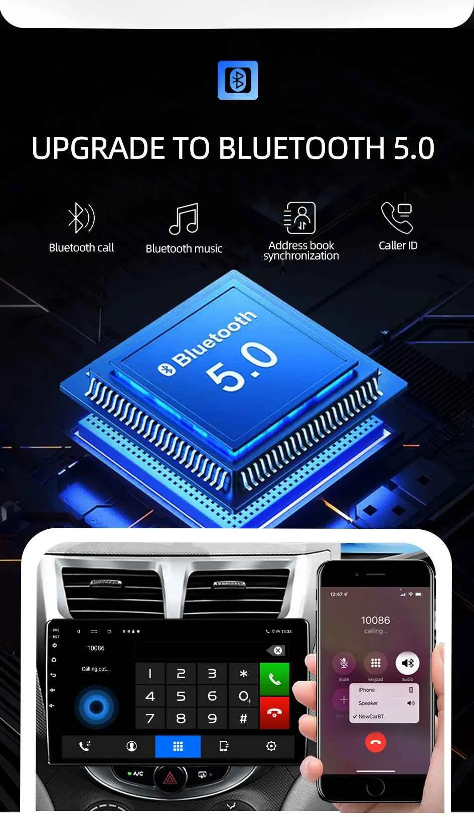 Ruancheng 2 Din Android 7 9 10 Inch Car Multimedia Video Player Universal Stereo Radio GPS for Volkswagen Nissan Hyundai Toyota