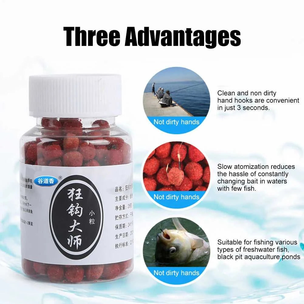NEW Fish Food Pellets Portable Far-reaching Fishing Baits Stimulate Olfactory Sensation Fishing Supplies for Carp Extruded Feed The jack market .AU The jack market .AU Fishing Gear $ 22 14:366#Small Grains