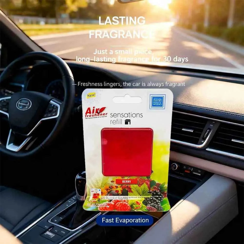 Perforated Membrane Car Air Freshener - Peel & Use Liquid Essential Oil, Car & Home Dual Use, Long-Lasting Fragrance