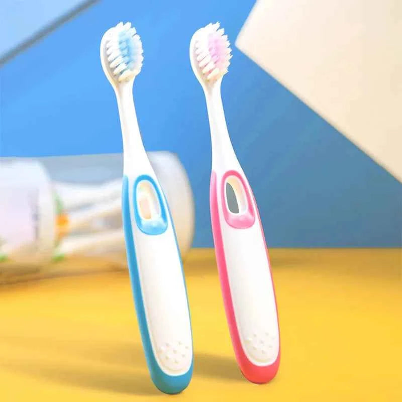 BrightSmiles 8 PCS Kids' Soft Bristle Toothbrushes - Gentle Care in Convenient Barrel Packaging