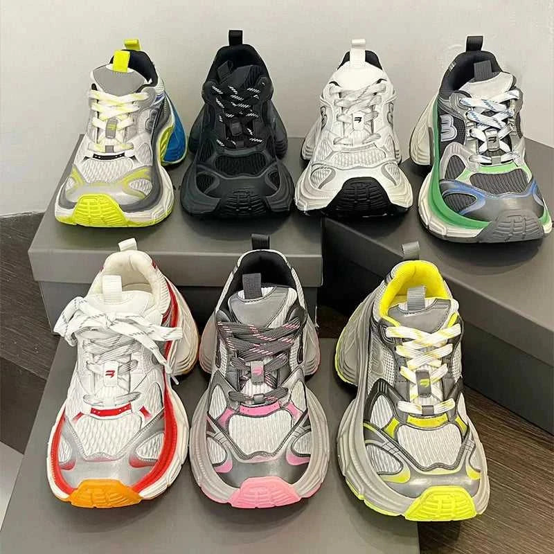 Couple Style Dad Shoes 2025 New Retro Fashion Casual Shoes Lace-up Breathable Versatile Comfortable Soft Sole Sports Shoes Trend The jack market .AU The jack market .AU Step Up Your Style: Trendy Shoes for Every Occasion! $ 122 14:365458#Black for women;200000124:200000334