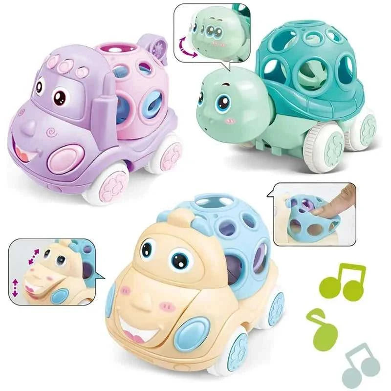 Baby Car Toys for 6 12 Months Friction Car Infant Soft Rubber Inertial Push and Go Vehicles Roll Car Hand Rattle Gift for Kids The jack market .AU The jack market .AU Little Wonders $ 49 14:350852#Taxi