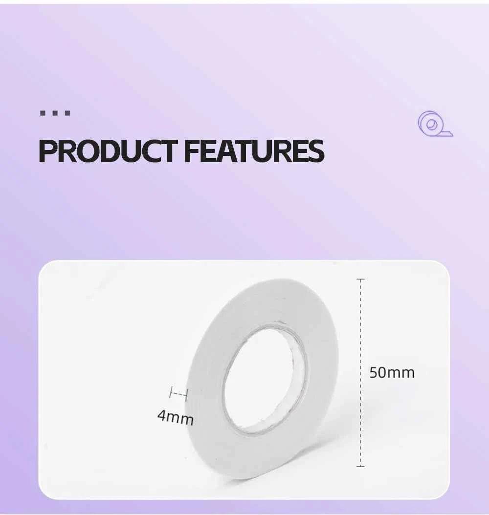4mm Mini Eyelash Extension Tape Makeup Breathable Anti-allergy Easy to Tear Micropore Tape Professional Lashes Tape Wholesale