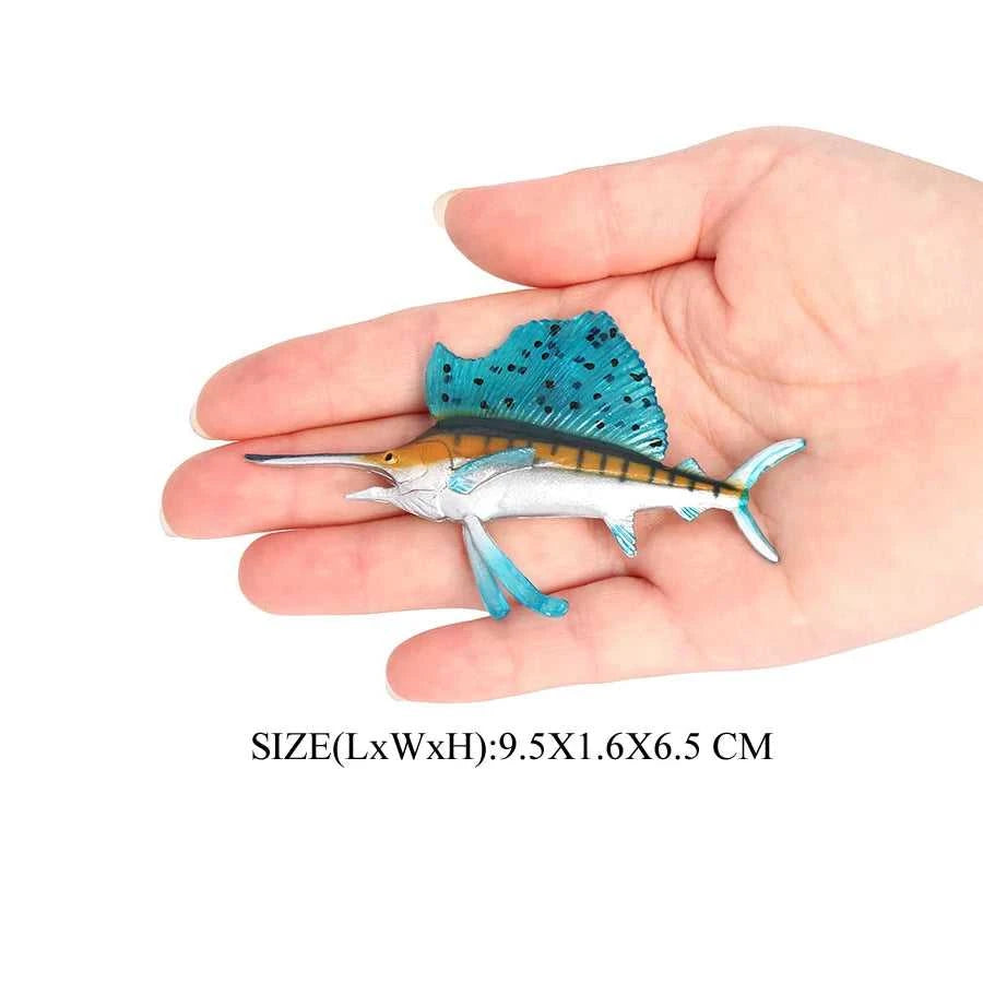 Realistic Sailfish & Flying Fish Animal Figurine Sea Animal Model Cake Topper Desktop Decoration Party Favors Toy For Kids The jack market .AU The jack market .AU Fishing Gear $ 24 14:771#sailfish-1