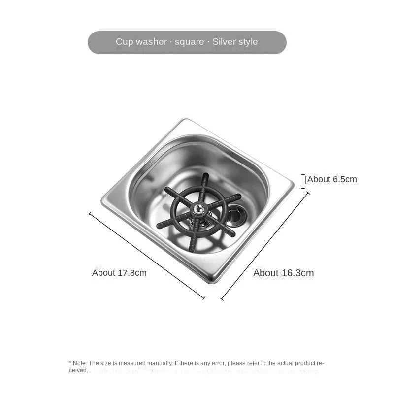Stainless Steel Embedded Pressure Rinser Automatic Glass Cup Washer Wine Beer Milk Tea Cup Cleaner Tool Kitchen Sink Accessories The jack market .AU The jack market .AU Home $ 148 14:29#A