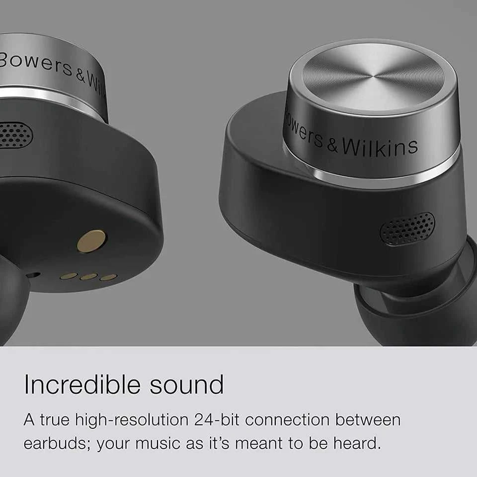 Bowers Wilkins Pi7 S2 in ear true wireless earphones, dual hybrid drive, active noise cancellation, 5 hours of long battery life The jack market .AU The jack market .AU Accessories Electronics $ 316 14:193#Stain Black