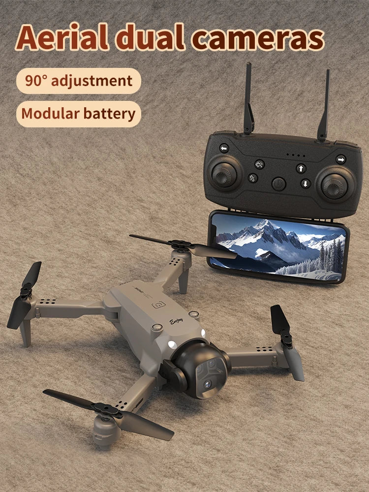Lenovo E4 Drone 8K Aerial HD Gradient Flowing Light Dual-Camera Omnidirectional Obstacle Avoidance Brushless Motor GPS UAV