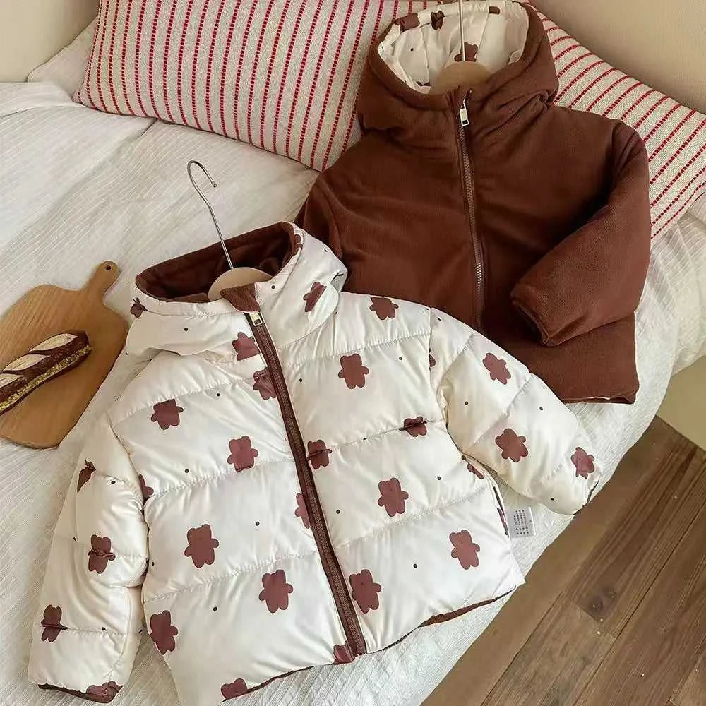 New Double-sided Down Cotton Jacket with Hooded Jacket for Children's Thickened Plush Children's Short Jacket The jack market .AU The jack market .AU Mum & Kids: Essential Products for Every Family $ 52 14:771#1;200000463:200004188