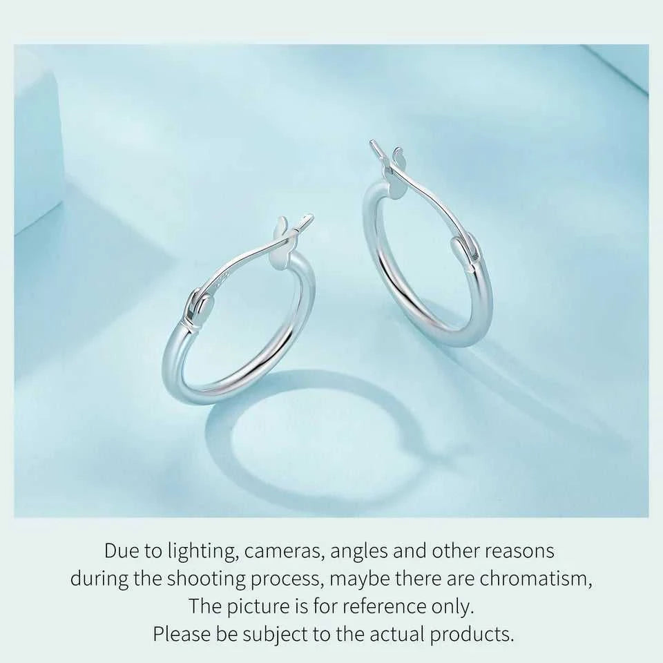 BAMOER 925 Sterling Silver Bold Classic Hypoallergenic Hoop Earrings, 14K White Gold Plated Glossy Tube Earrings for Women Gift The jack market .AU The jack market .AU Jewellery & Chains $ 65 200000226:365458#Gold - 21mm;200007763:201336100