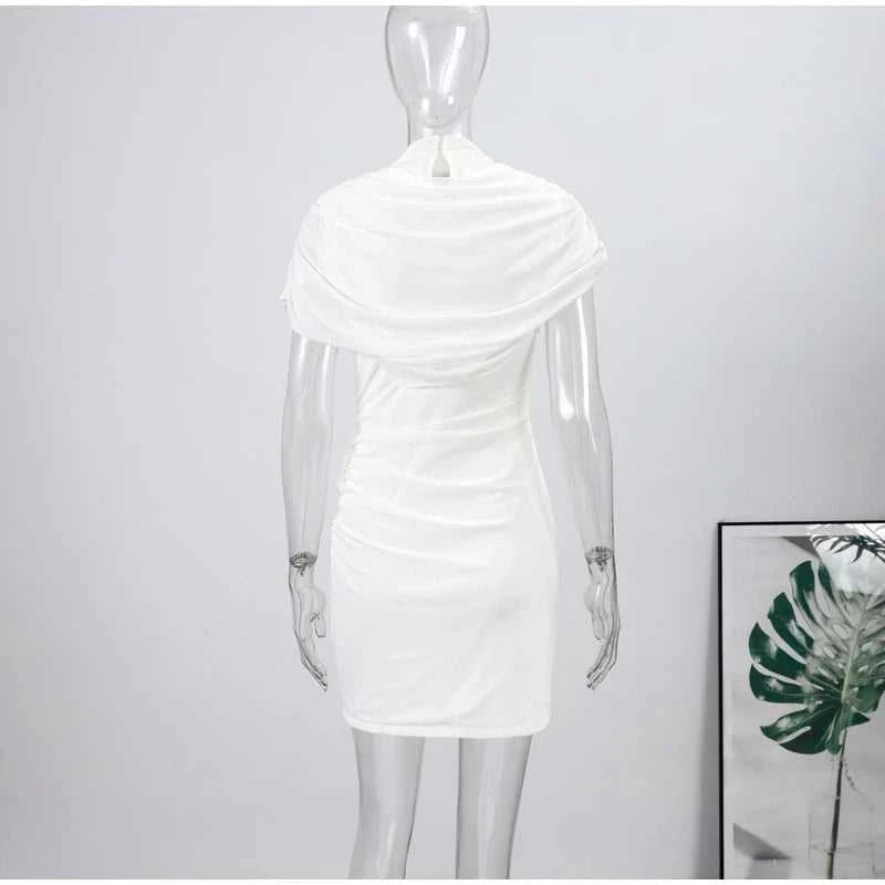 Women's Sequin Halter Dress – Slim Fit Pleated Bodycon Party Dress with Empire Waist The jack market .AU The jack market .AU Woman Fashion Dress $ 86 14:350850#black;5:361386