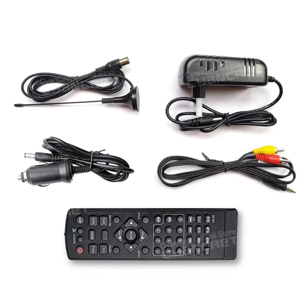 LEADSTAR D14 14" Portable TV DVB-T2 TDT ATSC ISDB-T Analog Mini Small Car Television Without Battery Support HD-IN H.265 AC3 The jack market .AU The jack market .AU Home $ 207 <none>