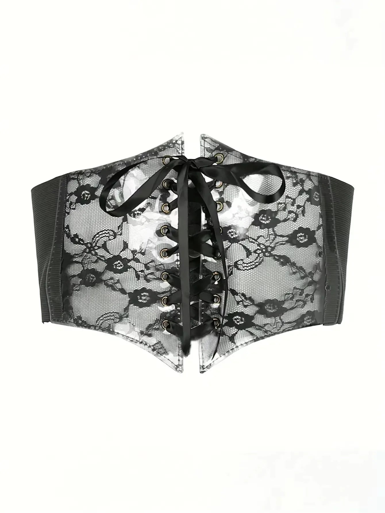 Luxe Lace Wide Waistband - Versatile Elastic Waist Seal for Effortless Style