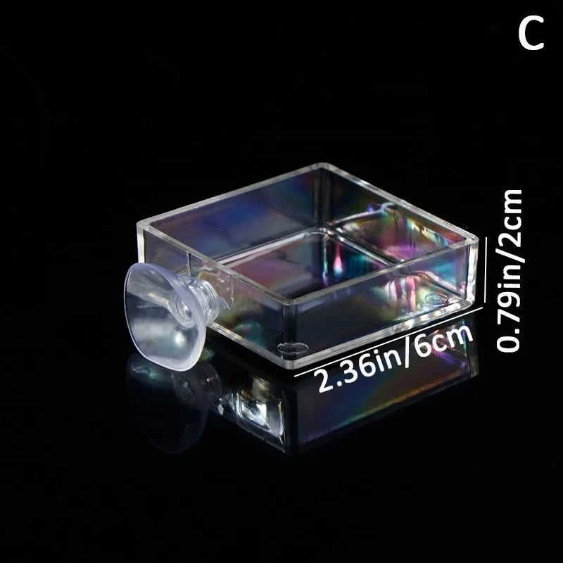 【F】Aquarium Feeder Acrylic Transparent Fish Round Square Dishes Shrimp Food Box Fish And Shrimp Feeding Accessories The jack market .AU The jack market .AU Fishing Gear $ 22 14:691#E