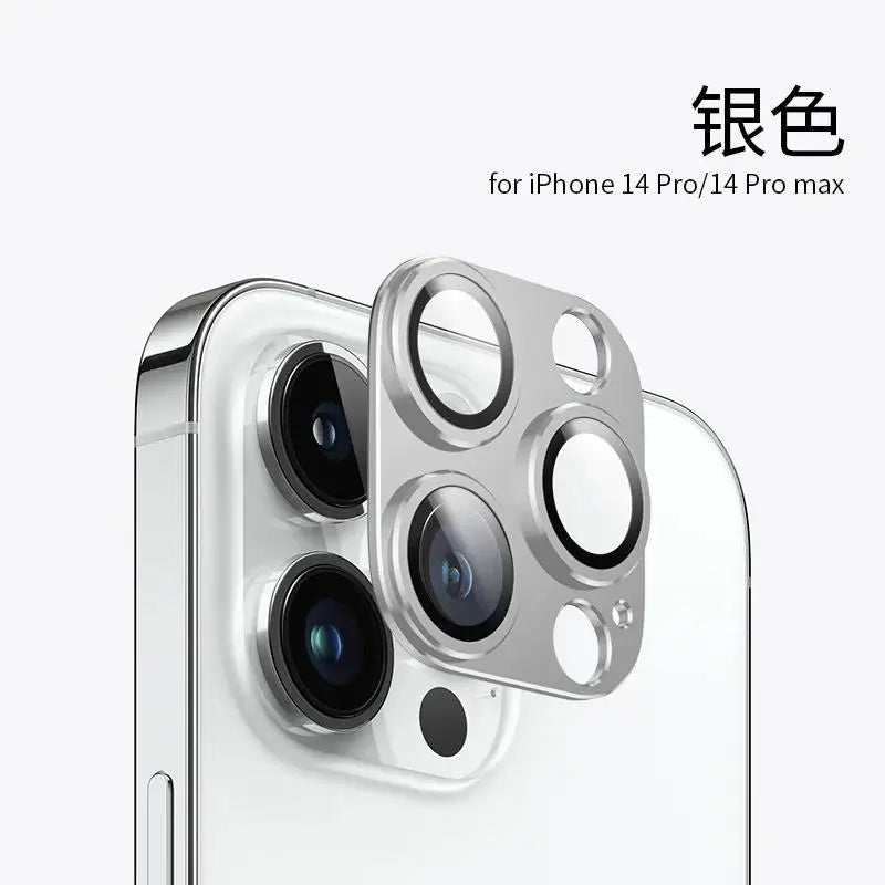 iPhone LensGuard - 9H Tempered Glass Camera Protector for iPhone 14, 15, 16 Pro Max & Plus