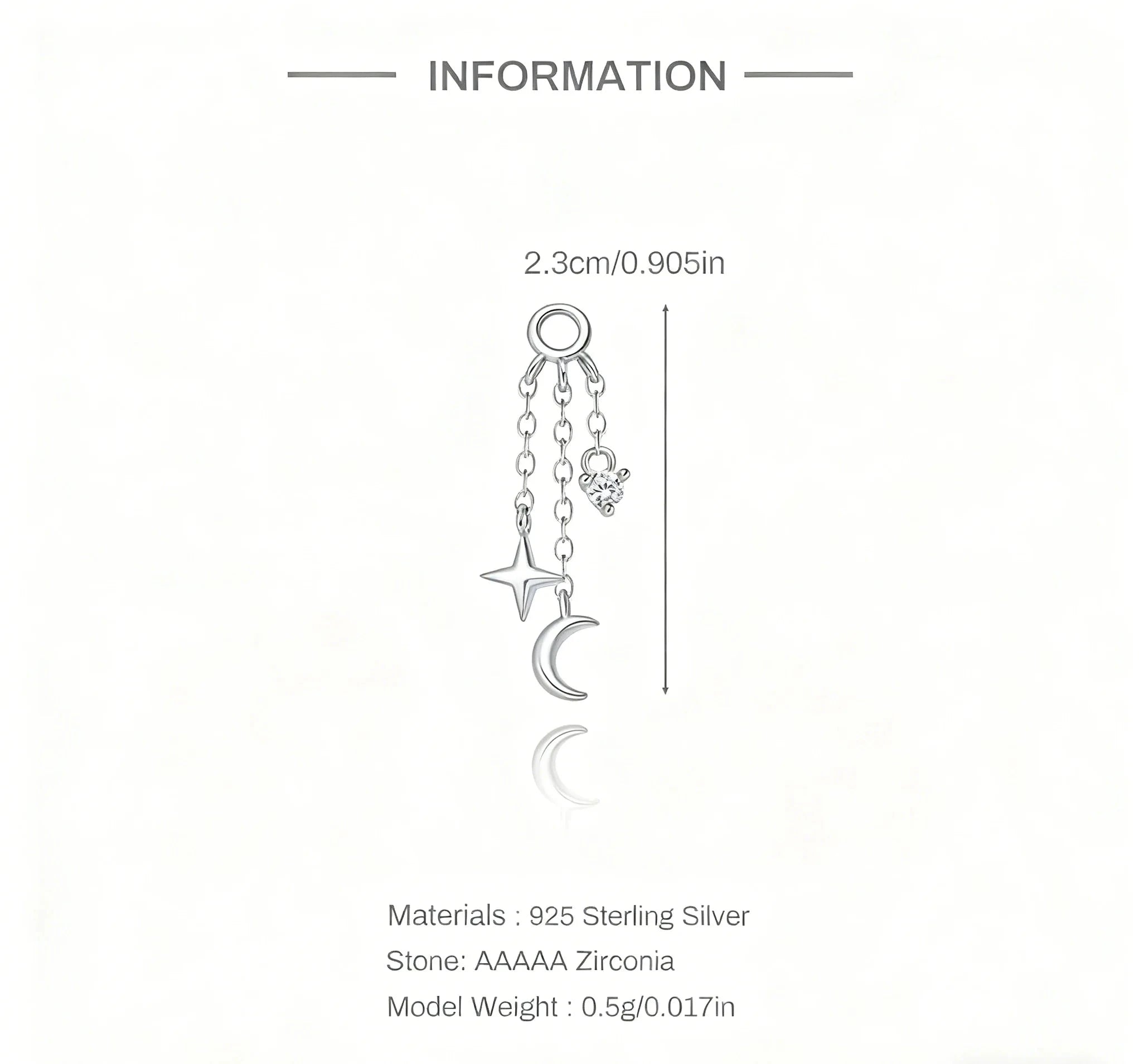 AIDE 925 Sterling Silver 1Pc Mini Shiny Heart/WaterDrop For Women Cartilage Piercing Earring INS Classic Pendant Tassel Gifts The jack market .AU The jack market .AU Jewellery & Chains $ 54 200000226:200006154#26;200001034:361180#1 piece