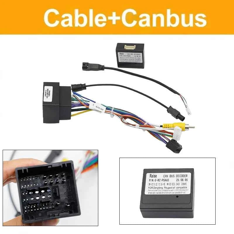 Car Radio Canbus Box Adaptor RP5-PA-001 For CITROEN C4L C3-XR C5 Berlingo B9 C-QUATRE C4 Jumpy Peugeot Partner Wiring Harness Ca